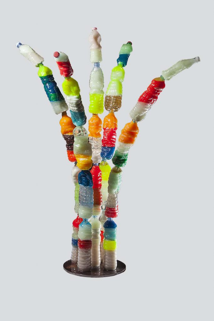 Albero della plastica luca - sculture in resina giuseppe portella